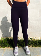 Load image into Gallery viewer, BACK IN!! BLACK High Waist Legging with Pockets - NickyBe
