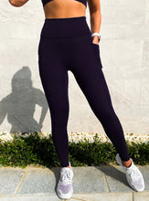 Load image into Gallery viewer, BACK IN!! BLACK High Waist Legging with Pockets - NickyBe