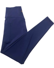 Load image into Gallery viewer, NEW Navy High Waist Legging with Pockets - NickyBe