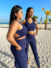 Load image into Gallery viewer, NEW Navy High Waist Legging with Pockets - NickyBe