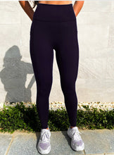Load image into Gallery viewer, BACK IN!! BLACK High Waist Legging with Pockets - NickyBe
