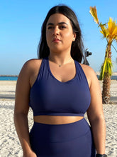 Load image into Gallery viewer, NEW Navy Yoga Top - NickyBe
